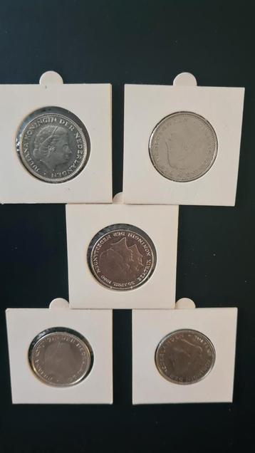 5 x 2.5 Gulden Rijksdaalders UNC beschikbaar voor biedingen