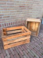 Houten Kratjes - Vintage Look, Huis en Inrichting, Woonaccessoires | Kisten, Ophalen, Minder dan 50 cm, Gebruikt, Minder dan 50 cm