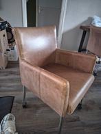 4 Lederen Eetkamerstoelen Rofra, Ophalen of Verzenden