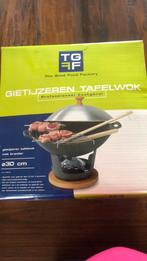 TGFF gietijzeren tafelwok, Ophalen of Verzenden, Zo goed als nieuw, Minder dan 4 personen