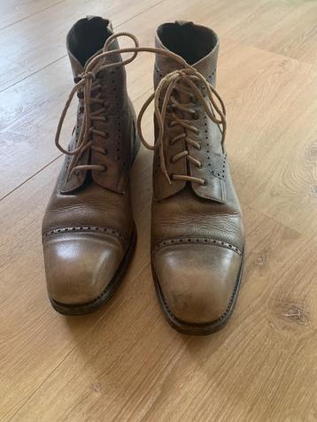 Harris Bruin Heren  Veterboot maat 48 met spanners beschikbaar voor biedingen