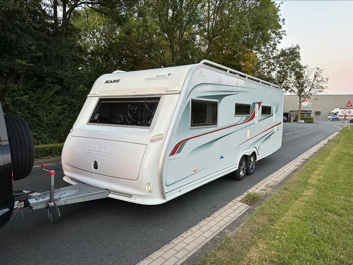 Kabe Imperial 740 bj 2017 mover/airco/E&P / enz, Caravans en Kamperen, Caravans, Bedrijf, tot en met 4, 2000 kg en meer, Rondzit