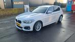 BMW 1-Serie 116i 109pk 2018 Wit, Auto's, 1-Serie, Achterwielaandrijving, 1280 kg, Leder en Stof
