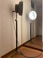 Vintage studiolamp, theaterlamp op statief, Gebruikt, Ophalen of Verzenden, Metaal, 150 tot 200 cm