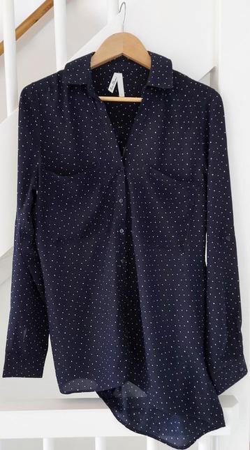 Blouse zwart-wit met print van Miss Etam maat S/M beschikbaar voor biedingen