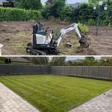 vervangen gazon!! Tuinaanleg & Grondwerk beschikbaar voor biedingen