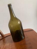 Oude fles bodemvondst pontil gaaf antiek 18e eeuw, Antiek en Kunst, Antiek | Glas en Kristal, Verzenden
