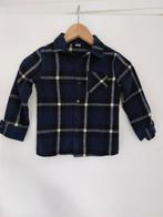 Blauw/zwart geruite blouse – Jongens – Maat 110/116, Ophalen of Verzenden, Zo goed als nieuw, Jongen, Overhemd of Blouse