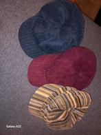 3 Hoedpetten - Verschillende kleuren en patronen, Ophalen of Verzenden, Zo goed als nieuw, One size fits all, Pet