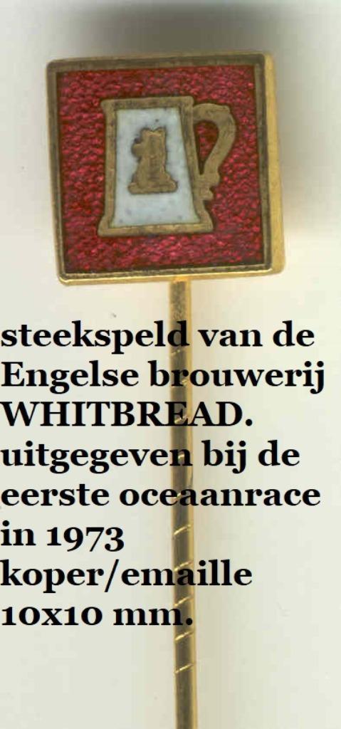 uniek steekspeldje WHITBREAD OCEAAN RACE  1973, Verzamelen, Speldjes, Pins en Buttons, Nieuw, Ophalen of Verzenden