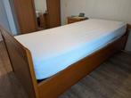 *Electrisch verstelbaar Hoog laag bed van kersenhout* 90-200, Verstelbaar, 90 cm, Eenpersoons, Ophalen of Verzenden