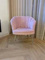 Stijlvolle roze Schelp Stoel, Overige kleuren, Ophalen of Verzenden, Zo goed als nieuw, Metaal