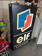 Vintage Elf Lubricants Lichtbak / Reclamebord, Verzamelen, Ophalen, Gebruikt, ., Lichtbak of (neon) lamp