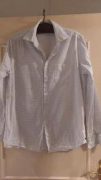 Vrolijk wit overhemd John Cabot XL, Kleding | Heren, Ophalen of Verzenden, Zo goed als nieuw, Wit, Halswijdte 43/44 (XL)
