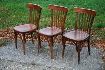 Café stoelen 3x Thonet stijl beschikbaar voor biedingen