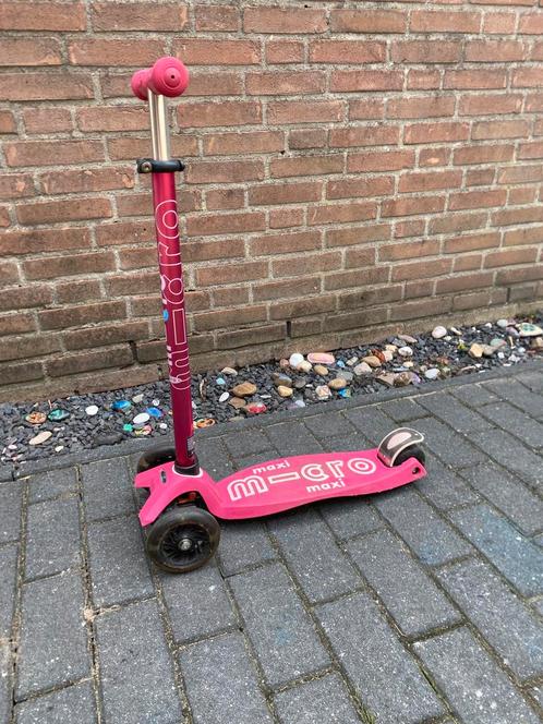 Maxi Micro Deluxe Pro Led, Fietsen en Brommers, Steps, Gebruikt, Overige typen, Ophalen