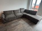 Grote antraciet hoekbank - Leen Bakker, Huis en Inrichting, Ophalen, Gebruikt, Stof