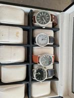 4 xPiloten Horloge.s in box WW 2, Verzamelen, Militaria | Tweede Wereldoorlog, Nederland, Ophalen of Verzenden, Landmacht
