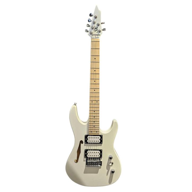 SX Thinline 8687 Electrische Gitaar White, Muziek en Instrumenten, Snaarinstrumenten | Gitaren | Elektrisch, Gebruikt