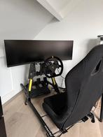 Fanatec CSL Cockpit + Stuur/Pedalen + 45” monitor, Spelcomputers en Games, Spelcomputers | Overige Accessoires, Ophalen, Zo goed als nieuw
