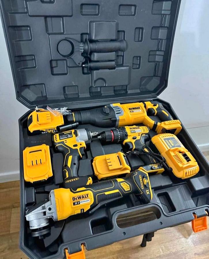 Complete Gereedschapset DeWalt 36V, Doe-het-zelf en Verbouw, Gereedschap | Overige machines, Zo goed als nieuw, Ophalen