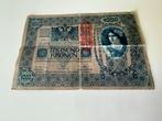 Oostenrijk 1902 - 1000 Kronen Bankbiljet, Postzegels en Munten, Ophalen of Verzenden, Los biljet