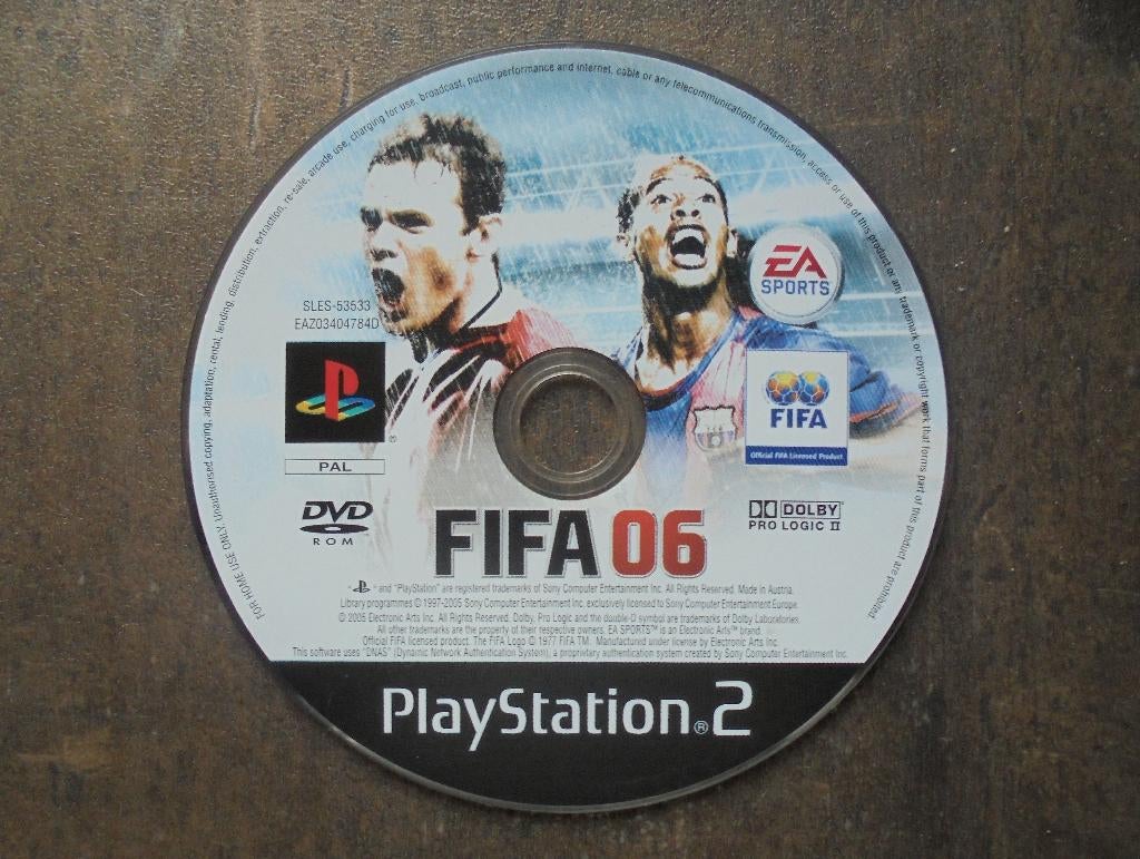 FIFA 06 voor PS2 (zie foto's), Gebruikt, 1 speler, Ophalen of Verzenden, Vanaf 3 jaar