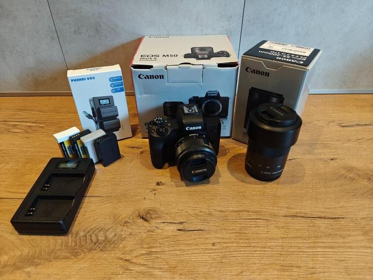 Canon M50 mark II, Audio, Tv en Foto, Fotocamera's Digitaal, Zo goed als nieuw, Compact, Canon, Minder dan 4 keer, Verzenden