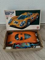 Vintage modelauto Porsche 917 met afstandsbediening, in doos, Ophalen of Verzenden
