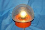 retro lamp vintage druppel lamp badkamer lamp, Huis en Inrichting, Ophalen of Verzenden, Gebruikt, Glas, Mijn