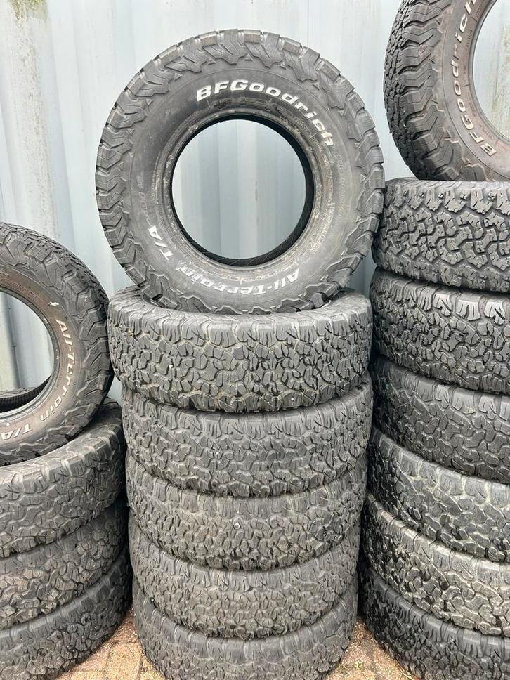 6x Bf Goodrich All Terrain 265-75-16, Auto-onderdelen, Banden en Velgen, Band(en), All Season, 16 inch, 265 mm, Terreinwagen, Gebruikt