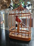 Vintage Bamboe Vogelkooi Kerstboomhanger Jaren 70, Ophalen of Verzenden