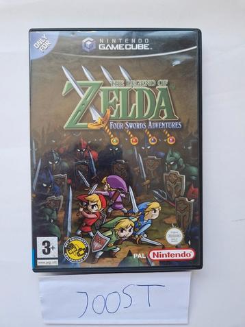 Zelda four swords adventures Gamecube compleet  beschikbaar voor biedingen
