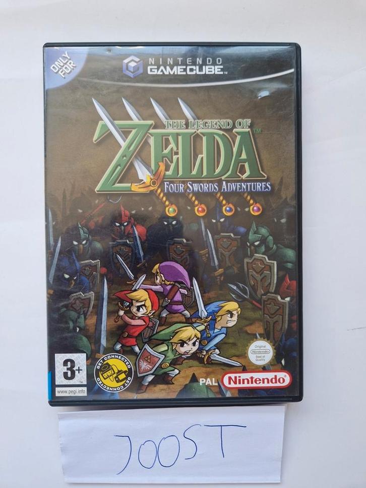 Zelda four swords adventures Gamecube compleet, Spelcomputers en Games, Games | Nintendo GameCube, Zo goed als nieuw, Role Playing Game (Rpg)