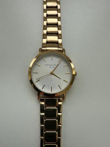 Rosefield goudkleurig horloge polsmaat 14cm beschikbaar voor biedingen