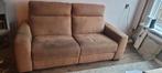 Comfortabele 2-zits bank met relaxfunctie, Huis en Inrichting, Ophalen of Verzenden, Gebruikt, Stof, Modern