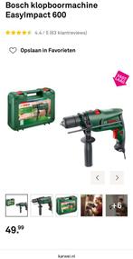 Bosch klopboormachine EasyImpact 600, Boormachine, 600 watt of meer, Ophalen of Verzenden, Zo goed als nieuw