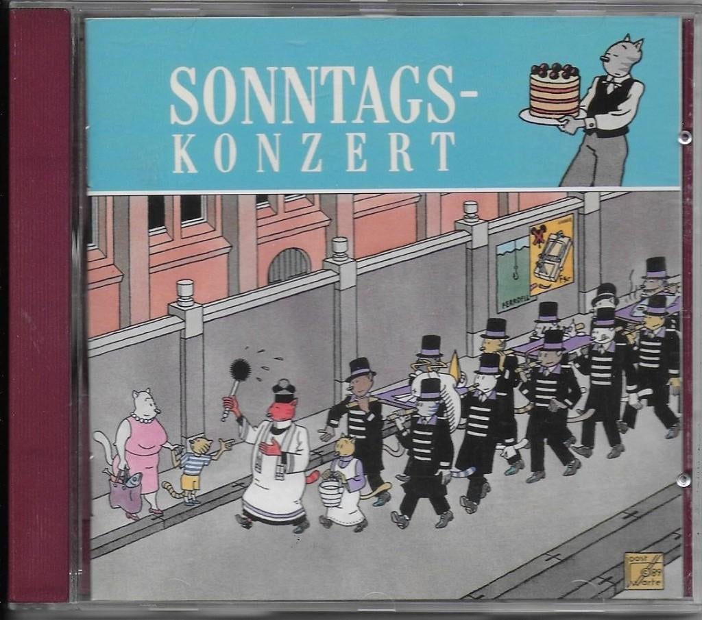 SONNTAGS-KONZERT  Philips 1993 booklet Joost Swarte, Cd's en Dvd's, Ophalen of Verzenden, Barok, Gebruikt, Overige typen