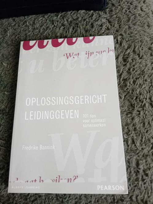 Fredrike Bannink - Oplossingsgericht leidinggeven, Boeken, Psychologie, Zo goed als nieuw, Ophalen of Verzenden