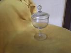 Glas met deksel voor bv bonbons, Huis en Inrichting, Keuken | Servies, Ophalen of Verzenden, Glas, Overige typen