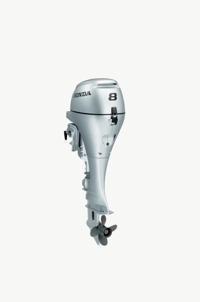 Honda 8 PK langstaart afstandsbediening, Watersport en Boten, Buiten- en Binnenboordmotoren, Gebruikt, Benzine, Buitenboordmotor