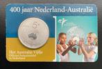 Zilveren 5 euro munt 400 Jaar Nederland Australië, Postzegels en Munten, Munten | Nederland, Ophalen of Verzenden, Koningin Beatrix