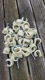 Spijkerclips/buisklemmen voor 16/19mm buis, Ophalen of Verzenden, Zo goed als nieuw, Overige typen