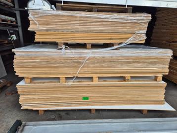 MDF 12mm plaat platen met vlies wit 293,5x118,5cm ( 170 ) beschikbaar voor biedingen