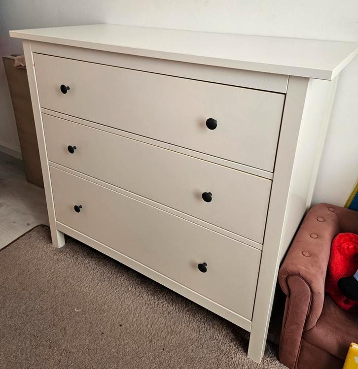 Ikea Hemnes ladekast 3 lades, Huis en Inrichting, Kasten | Ladekasten, Gebruikt, Minder dan 100 cm, 25 tot 50 cm, Ophalen