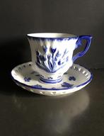 Royal Twickel Delftsblauw Kop en Schotel Tulpen, Ophalen, Zo goed als nieuw, Overige stijlen, Kop(pen) en/of Schotel(s)