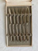 Set van 6 zilveren vismessen - Hooijkaas Schoonhoven (1948), Antiek en Kunst, Antiek | Goud en Zilver, Ophalen of Verzenden, Zilver