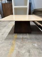 Livingfurn - Brix Salontafel - Beige, Huis en Inrichting, Tafels | Sidetables, ., Vierkant, Minder dan 50 cm, Zo goed als nieuw