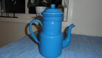 blauw emaille koffiekan H20cm, Antiek en Kunst, Antiek | Emaille, Ophalen of Verzenden