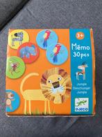 DJECO memory wilde dieren, Kinderen en Baby's, Speelgoed | Educatief en Creatief, Verzenden, Zo goed als nieuw, Puzzelen